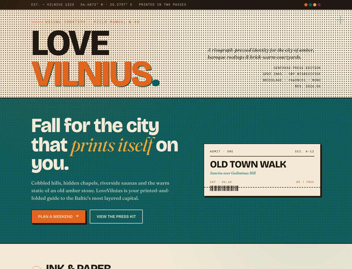 LoveVilnius — Gintaras Press · Style Guide v1