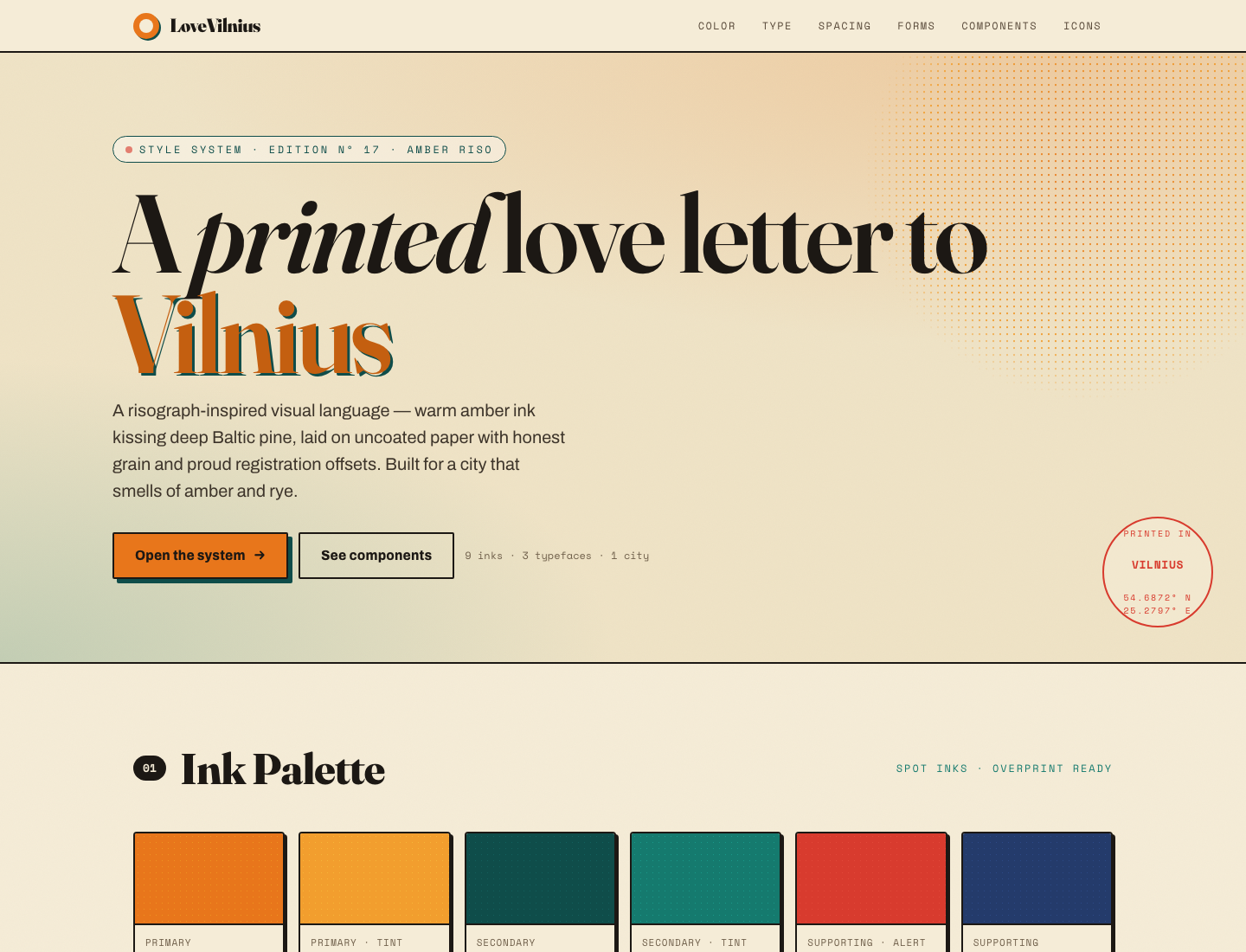 LoveVilnius — Amber Riso Style Guide v2