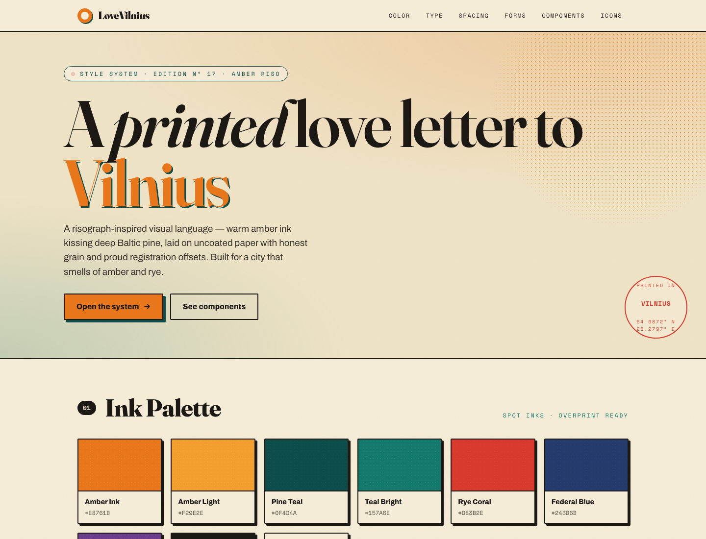 LoveVilnius — Amber Riso Style Guide v1