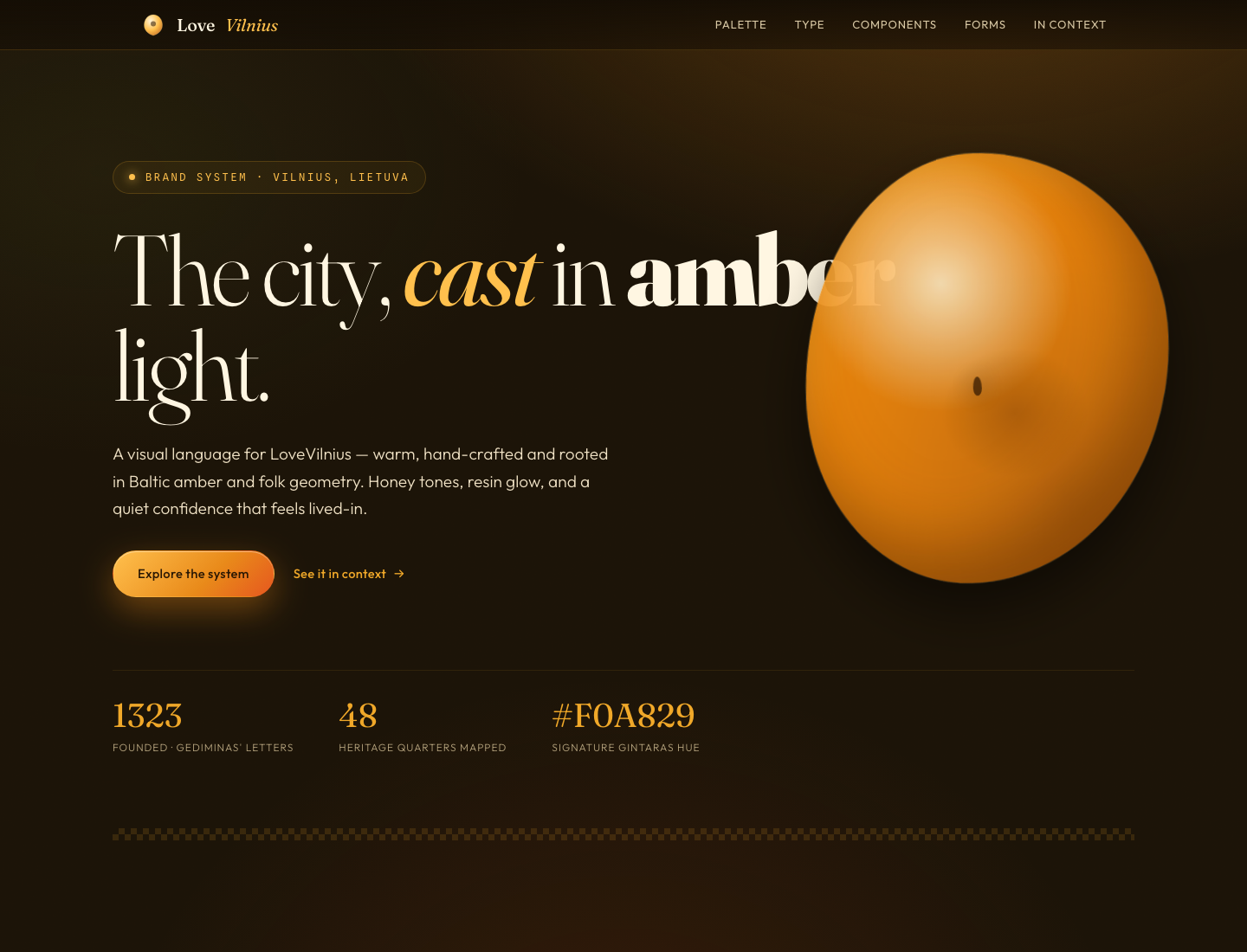 LoveVilnius — Amber Resin Style Guide v2