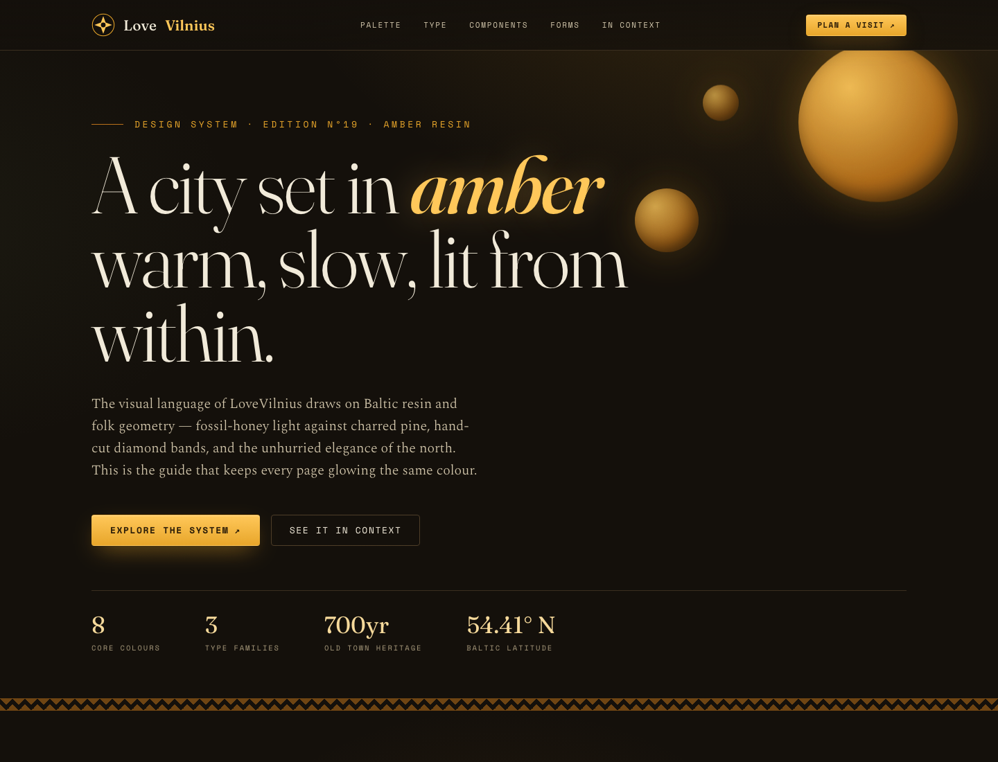 LoveVilnius — Amber Resin Style Guide v2