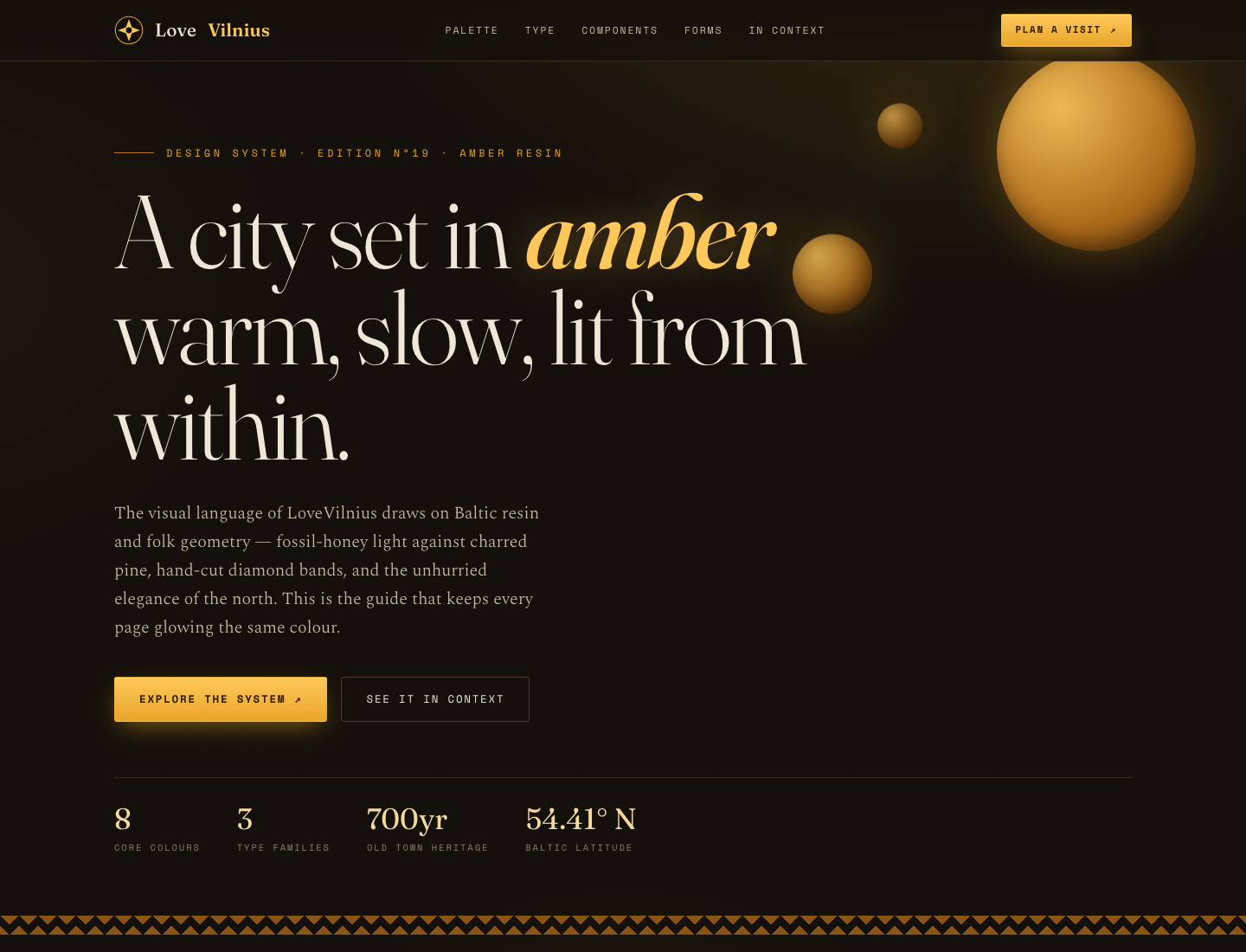LoveVilnius — Amber Resin Style Guide v1