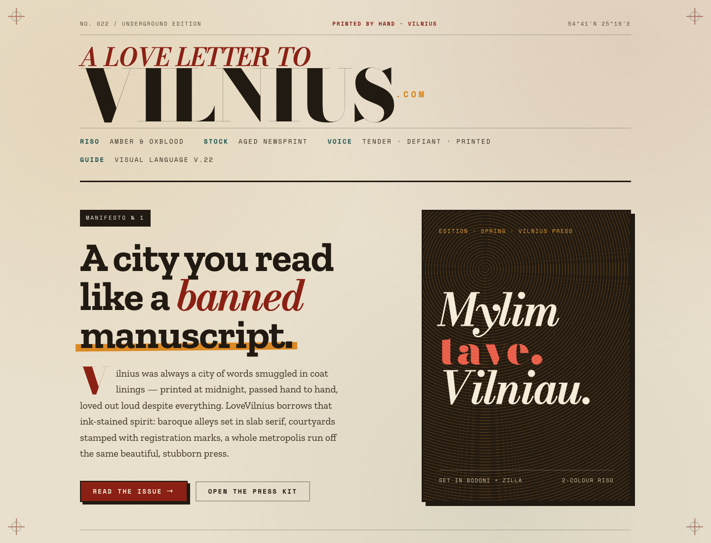 LoveVilnius — Samizdat Style Guide v2