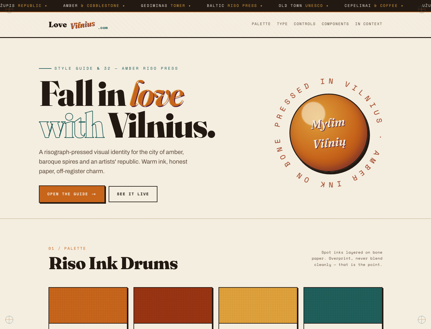 LoveVilnius.com — Amber Riso Style Guide v1